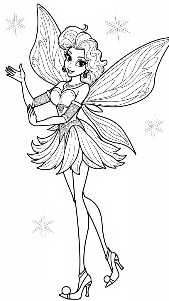 Páginas para colorear de Winx Club Bloom